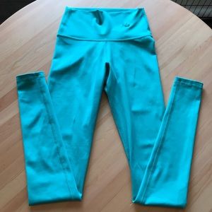 Mika High Waist Teal Leggings